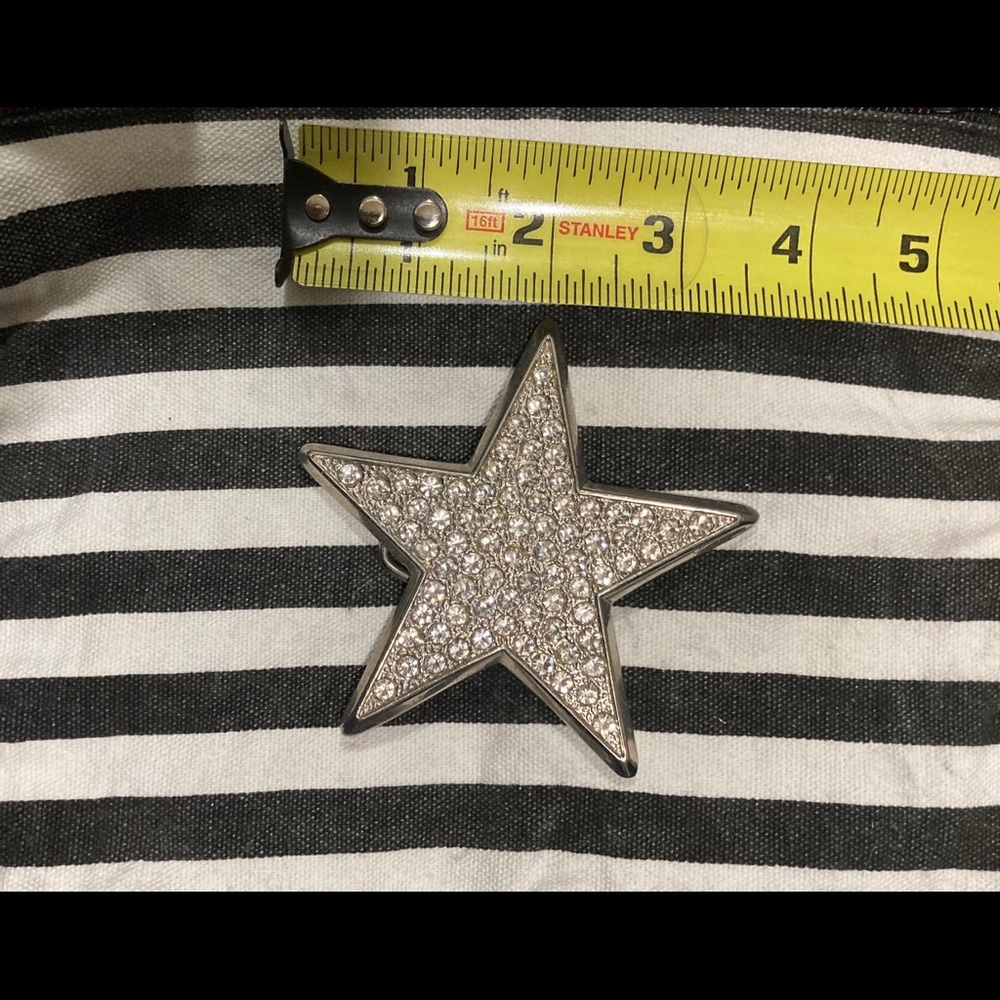 Star Rhinestone Belt Buckle